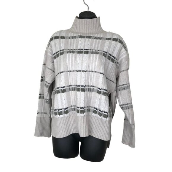 3.1Phillip Lim Oversized  Loose Turtle Neck Sweater High Low Hem Size XS - Picture 1 of 6